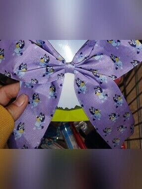 Girls' Bluey Purple Hair Bow